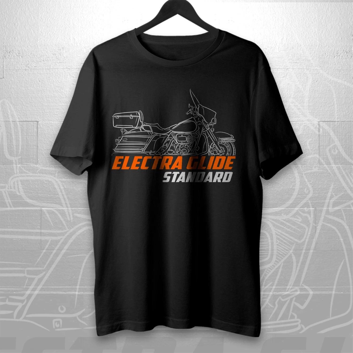 Harley-Davidson Electra Glide Standard FLHT & FLHTI Motorcycle T shirt for Rider 4XL