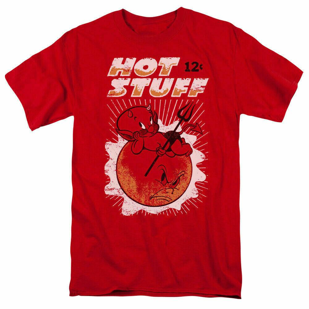 26 Hot Stuff On The Sun T Shirt Mens Licensed Cartoon Merchandise Little Devil Red Unisex T-Shirt M