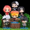 6 Animation Naruto Pcs Toy Doll Version Cartoon Characters Car Cake Decoration