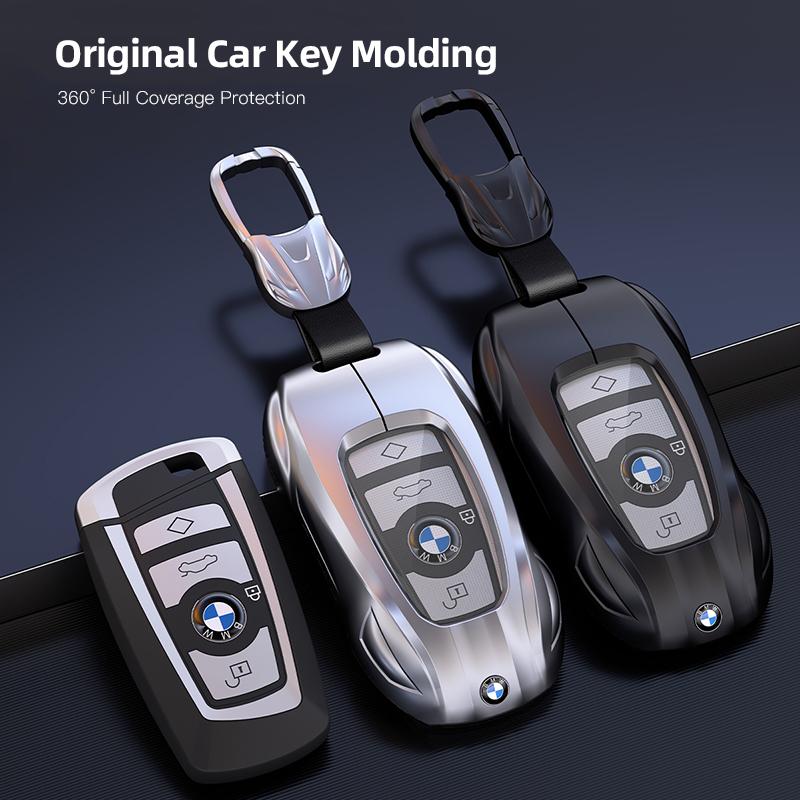 BBJB3 M Power Car Key Case Cover 360° Anti-drop TPU Silicone For BMW M3 M4 M5 G42 G30 G20 E39 E36 E87 E53 F44 F07 F34 G15 G16 G23 G22