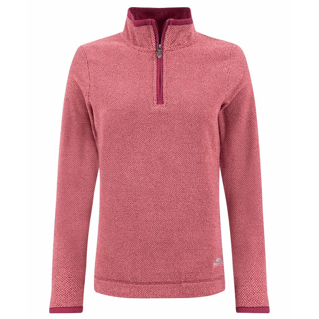 Weird Fish Womens/Ladies Sarah Textured Quarter Zip Fleece Top