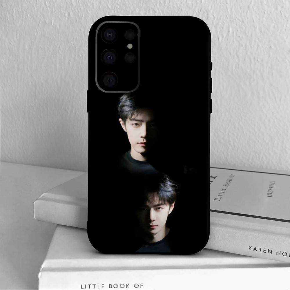 Chinese actors Xiao Zhan Phone Case For Samsung S25,S24,S21,S22,S23,S30,Ultra,S20,Plus,Others Soft Black Cover