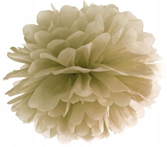Paper Pompom, Gold, 25cm, 1pc