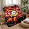 Bayer Leverkusen Football Print Flannel Blanket, Soft Warm Lightweight Throw Blanket for Sofa Bed Camping
