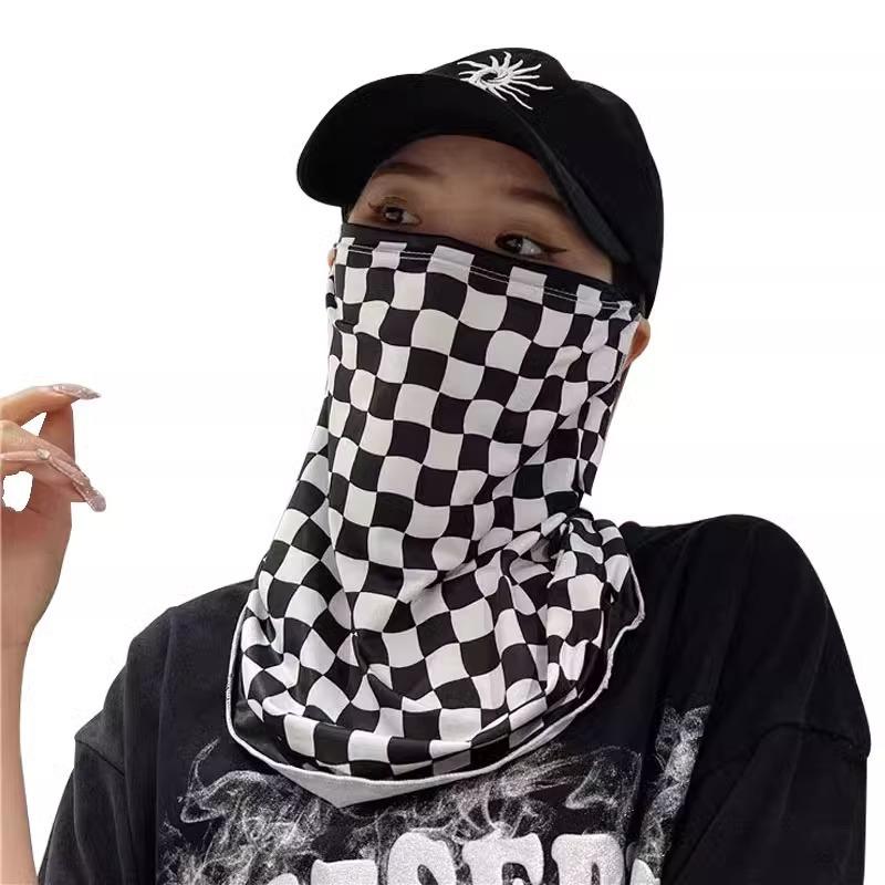 Radfahren Ohr Sonnenschutz Maske Outdoor Nackenschutz Radfahren Gesichtstuch Damen Motorrad Nacken Eis Seide Gesichtsmaske