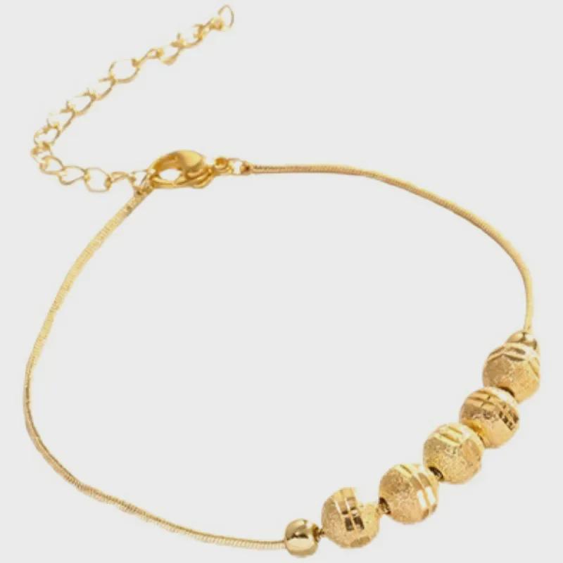 Japoński Koreański Celebrycki Bransoletka z Zawieszką Koralik Błogosławieństw - Wszechstronny, Modny i Prosty Design dla Kobiet