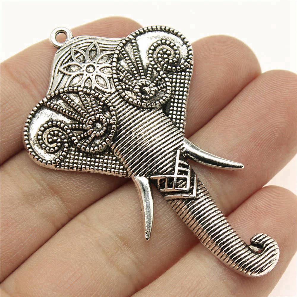 Charms Elephant God Pendants Kids' Jewelry Materials QC049