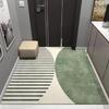 Luxury Printed Entrance Doormat: Dirt-Resistant Household Foyer Pad