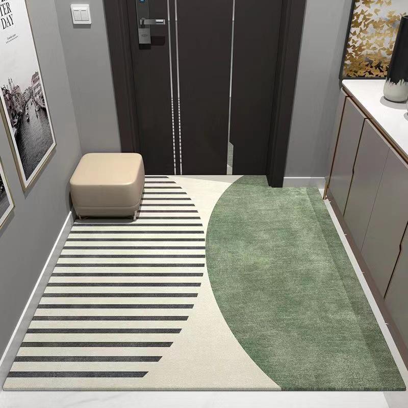 Luxury Printed Entrance Doormat: Dirt-Resistant Household Foyer Pad