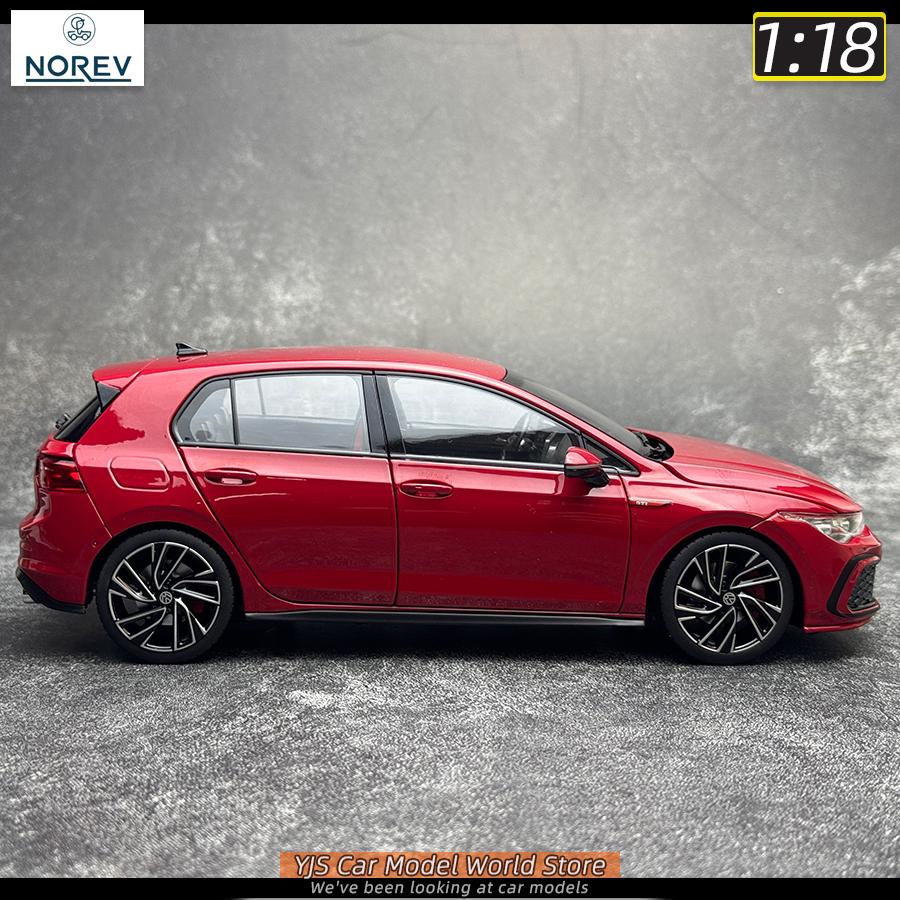 TCFJN1 NOREV 1/18 2020 VW Golf GTI Red Collection car model static Ornament Holiday gift