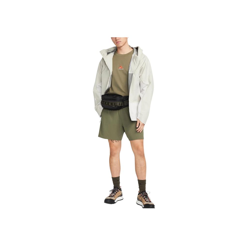 Nike ACG Dri-FIT New Sands Retro American Side-Zip Pocket Drawstring Sports Shorts Men Bottoms Green DN3956-222