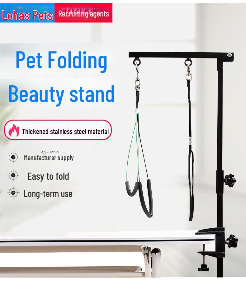 Select Lohas Pet Grooming Table Folding Black Metal Bracket