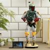 1544pcs Star Interstellar Conflict Bounty Hunter Sci Fi Armored Statue With Mini Figure Building Blocks Toys For Birthday Gifts