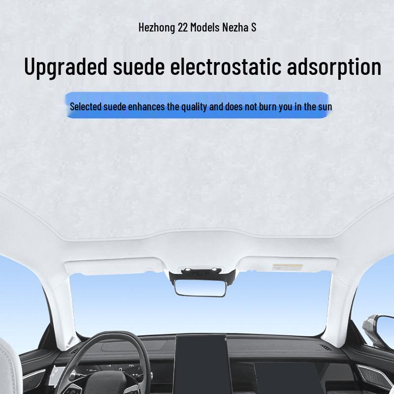 Nezha S 2022 Sunroof Sunshade: Heat Insulation, Sun Protection, Privacy, and Opaque Baffle
