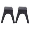 2pcs 2in Boat Trailer Bow Stop Rubber V Span Boat Trailer Bow Stop V Block for Yacht Kayak
