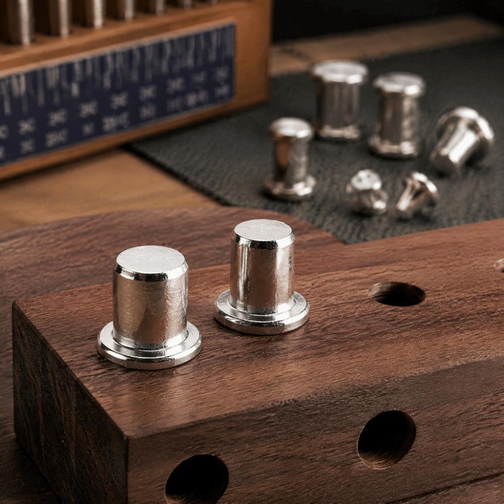 16pcs Punch Thimble Woodworking Alignment Tools Round Tenon Centering Pins Precision Drilling