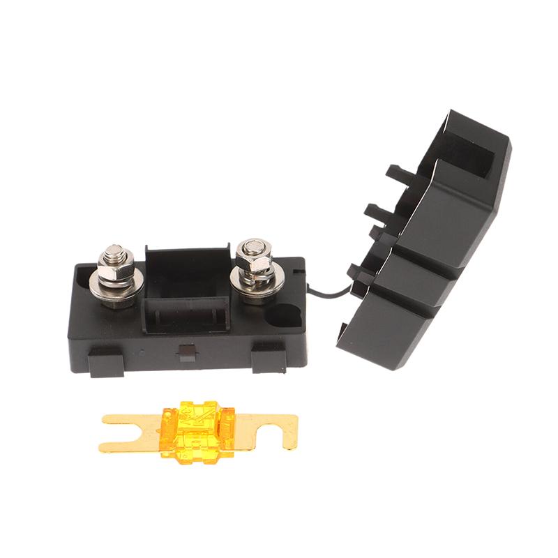 1 Set 20V 30V 40A 50A 60A 70A 80A 100A 125A 150A 200A Ans Trumpet Fork Plug Fuse Bolt Fixed Insurance And Safety Plate Base