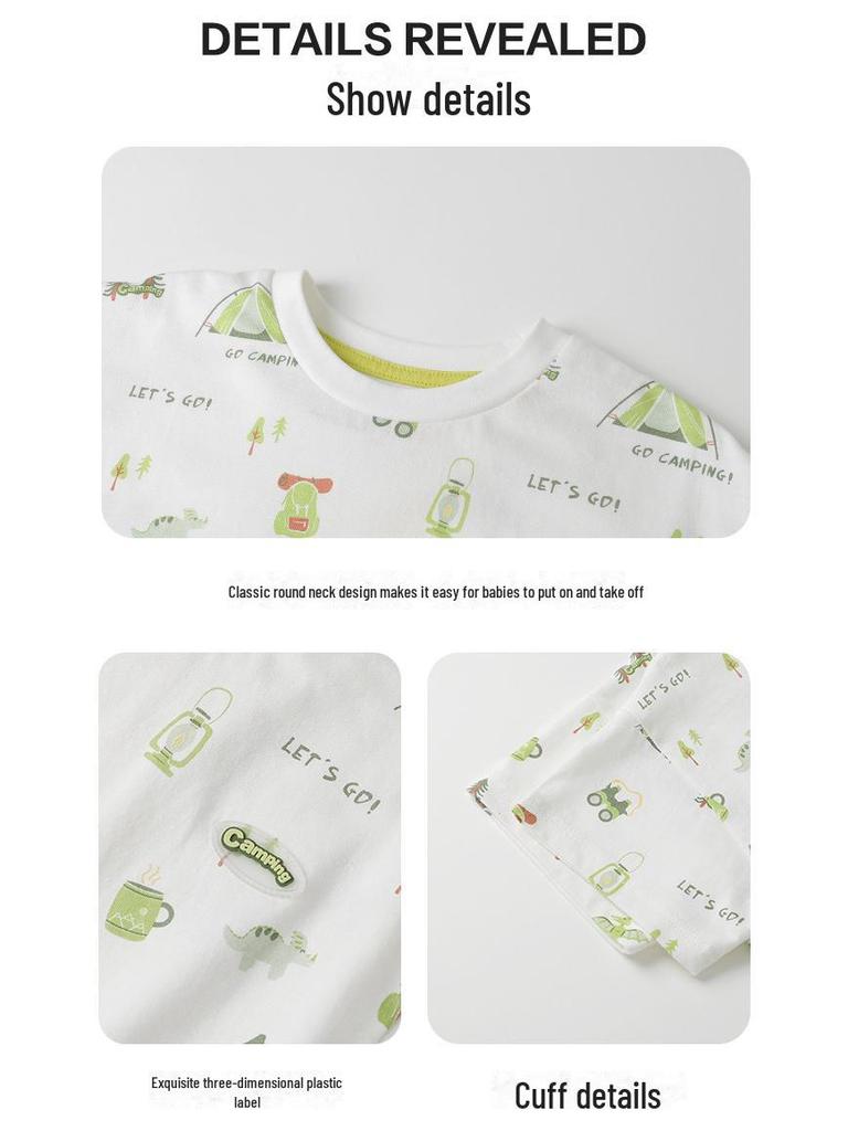 Boys' Cotton Short-Sleeve Summer T-Shirt - Lightweight Children's Top