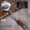 ZISIZ Pearwood Stainless Steel Kitchen Utensil Set