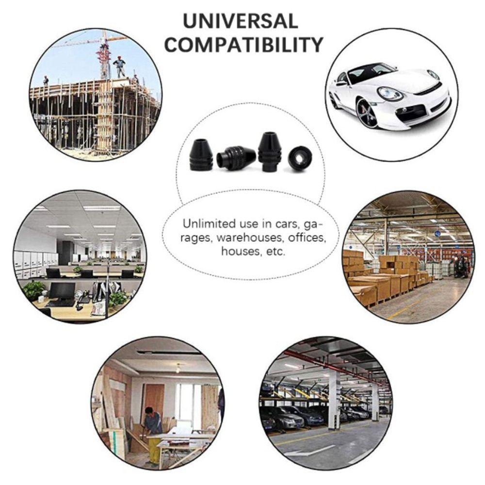 Shanks Rotary Tool Impact Driver Adaptor Drill Bit Tool Keyless Drill Chuck Drill Bit Collets