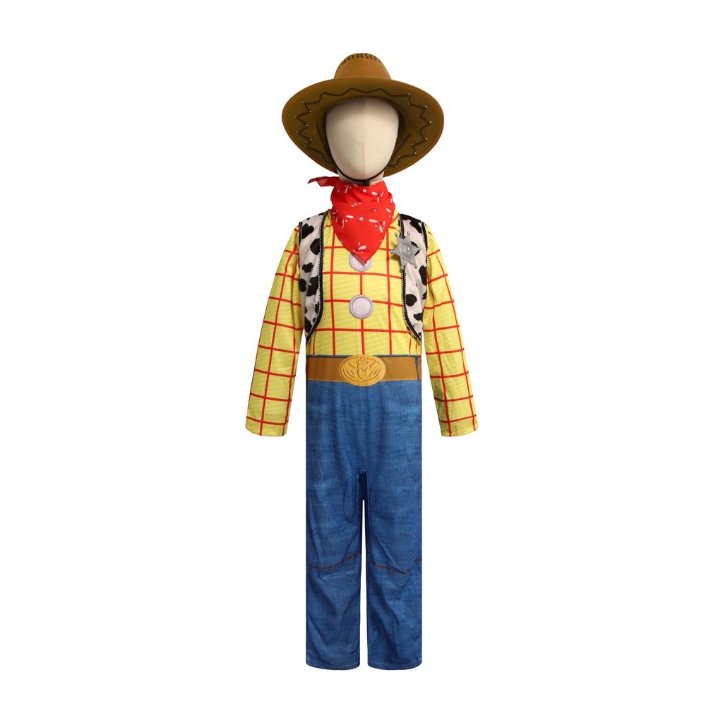Kids' Halloween Cosplay Toy Story 4 Woody & Jessie Costume for Performances