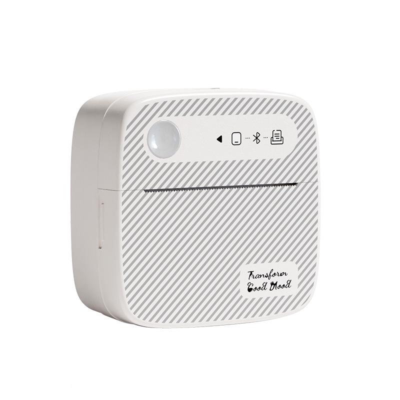 Portable Bluetooth Thermal Label Printer - Stripe Style, Photo & Small Organizer