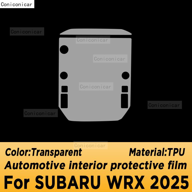 For SUBARU WRX 2025 Automotive Interior Screen Protective Film TPU Anti-Scratch Panel Dashboard Navigation