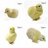 Mini Scene Model Home Decoration Easter  Chick Simulation Furry Chicken Lifelike Bird