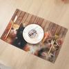1PC Cats Printed Placemats Birthday Party Decoration Kids Adults Favors Placemats Happy 1st Birthday Baby Shower Table Decor