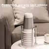 2/1pcs Household Disposable Paper Cup Holder Coffee Table Storage Rack Mug Cup Holder Teacup Organizer Kitchen Office Mugs Taker
