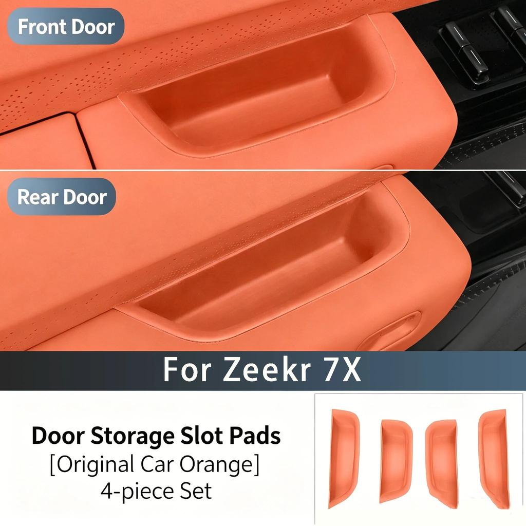 For NEW Zeekr 7X 2025-2026 Door Storage Box  Interior Handle Storage Box  Door Slot Handle Modification Product Interior