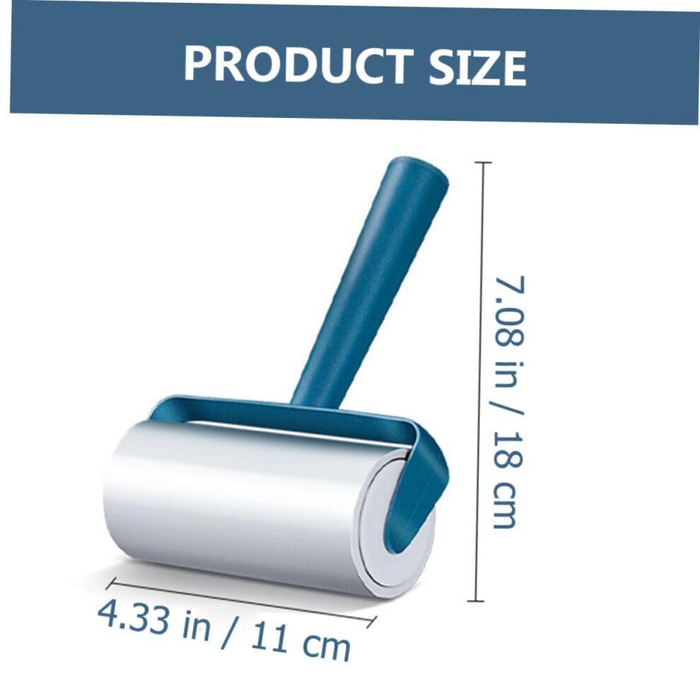 Lint Roller Set for Fast Pet Hair Removal on Clothes with Adhesive Sheets and TravelFriendly Size
