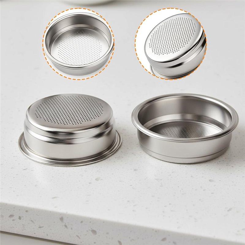 Promotion!Portafilter Coffee Strainer For Dedica,3Pcs With High,Medium And Low, Bottomless Portafilter 51 Mm,Espresso Accessorie