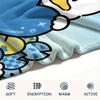 1PC Tuxedosam Print Flannel Blanket, High Quality All Seasons, Home Decor, Warmth and Comfort, Perfect for Christmas Gifts