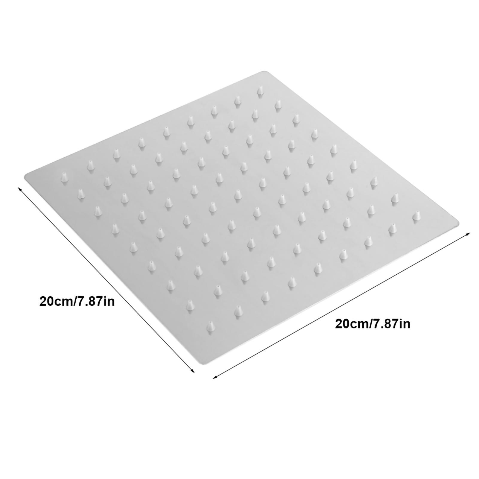Modern  Stainless Steel Rainfall Rain Shower Head Bathroom Top Sprayer  Shower head Stainless steel shower head