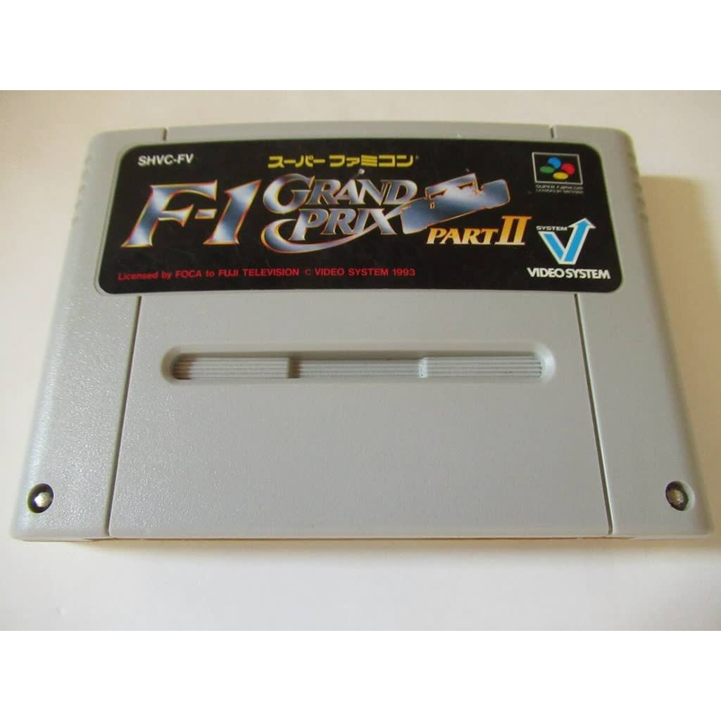 Used F1 Grand Prix Part 2 SFC SNES Super Famicom SHVC-FV Tested Working Nintendo Sports Video System NTSC-J Super Nintendo Cartridge