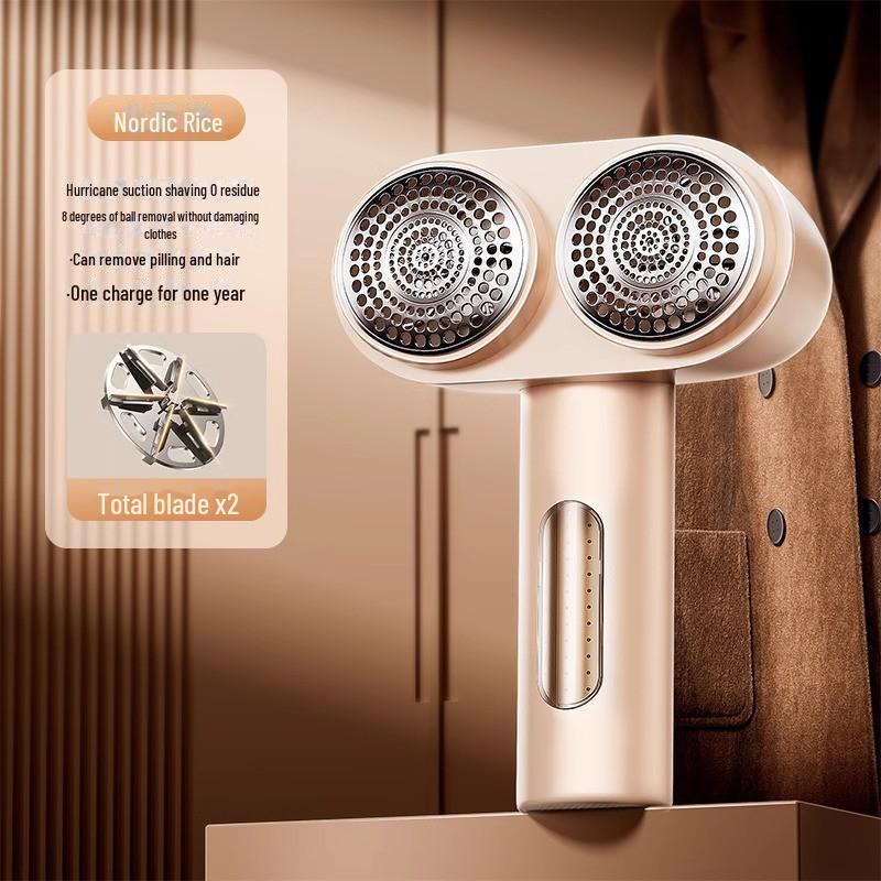 KC Certified Dual-Head Hairball Trimmer: Fast & Gentle Home Hair Remover