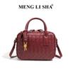 Popular Handmade Woven Bag, Simple and Versatile, One Shoulder Crossbody Boston Bag, Commuting Large Capacity Hand-held Women's Bag
