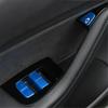 Car Window Lift Switch Button Door Open Sticker Trim For Tesla Model 3 2017-