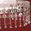 1Pc Women Belly Dance Hairpin Coins Tassels Gypsy Headband Indian Dance Performance Clothing Accessories Head Chain