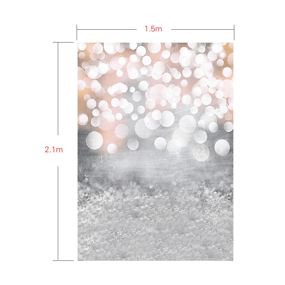 1.5 * 2.1m/5 * 7ft Fotobakgrund Glitter Ljus Bokeh Fläck