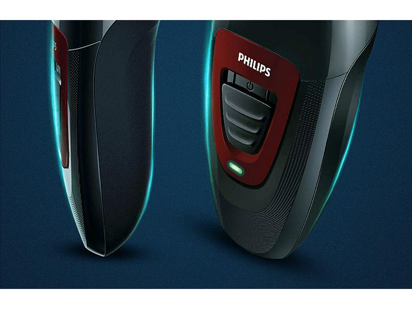Philips PQ182/190 Tragbarer Elektrorasierer für Herren mit automatischem Schleifsystem