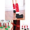 Favor Christmas 1pc Chair Leg Foot Cover Santa Claus Table Decal Decor Xmas