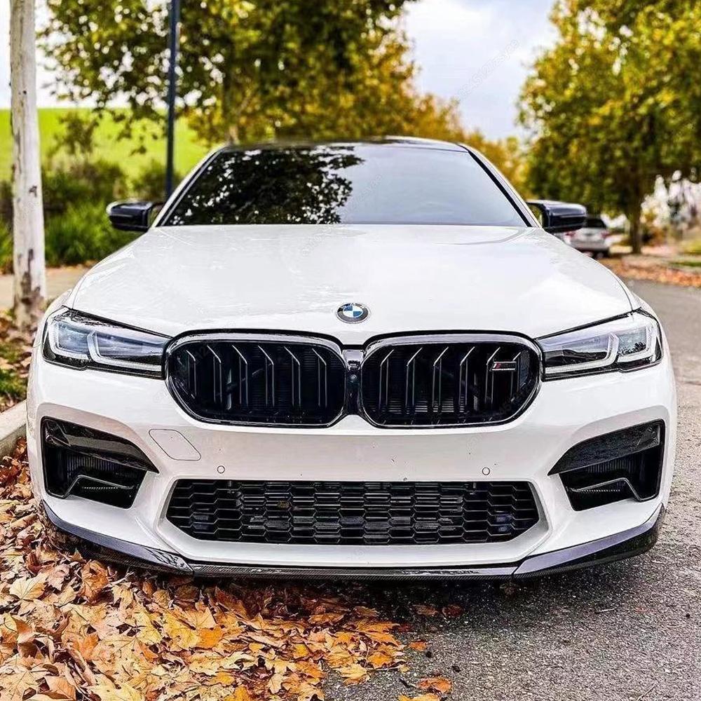 Front Bumper Lip Splitter Diffuser Body Kit Car Exterior Modification Parts For BMW 5 Series F90 M5 Competition CS 2025-2025 LCI