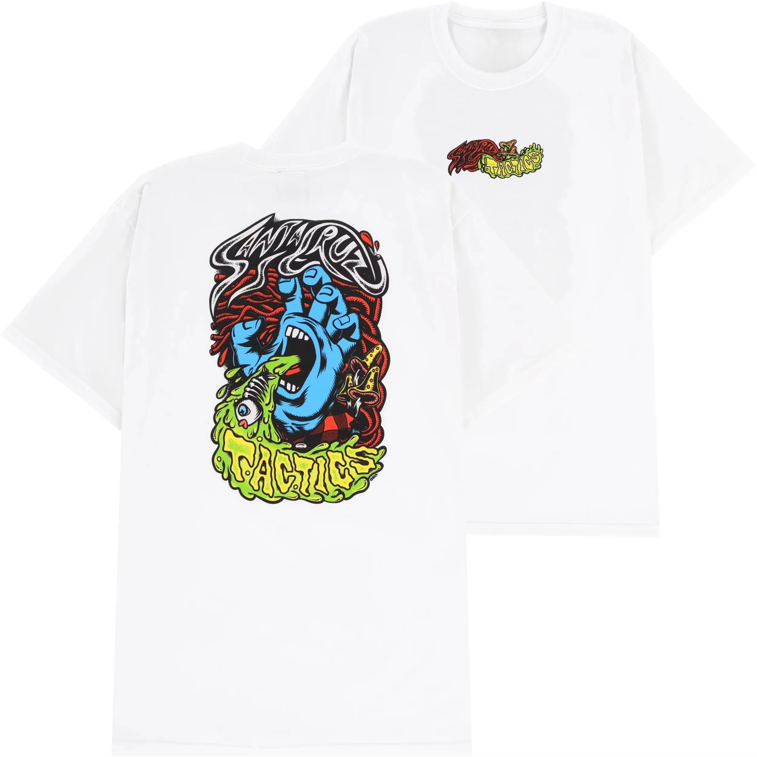 

Скейтборд Модные футболки с графическим принтом в стиле хип-хоп Мужские футболки с коротким рукавом Высококачественная мужская одежда Уличная 2XL