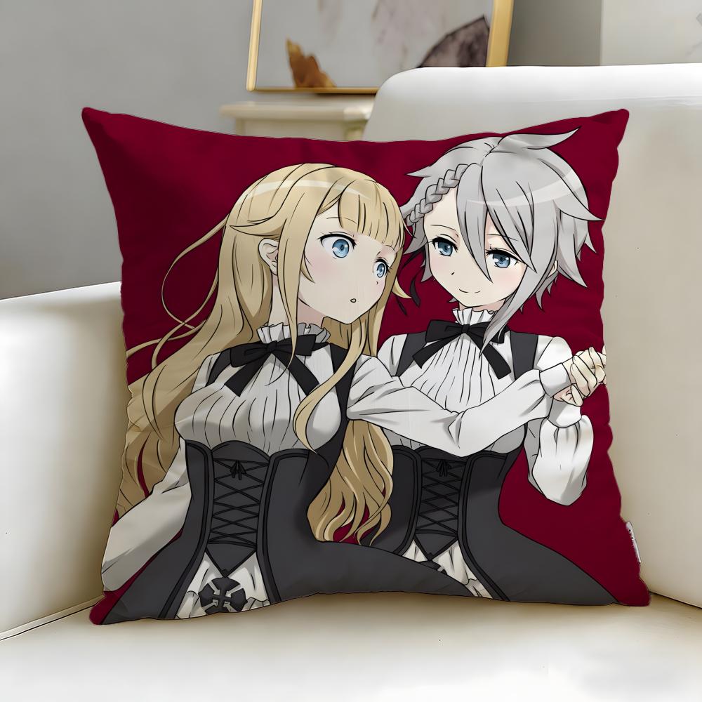 spy anime Princess Principal Cushion Cover Soft  EasyWash Pillow Case  Versatile for Couch Bed Travel and Office