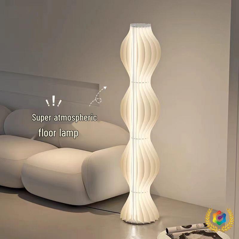 Scandinavian Designer Floor Lamp: Artistic Corner Light for Living Room or Bedroom Decor