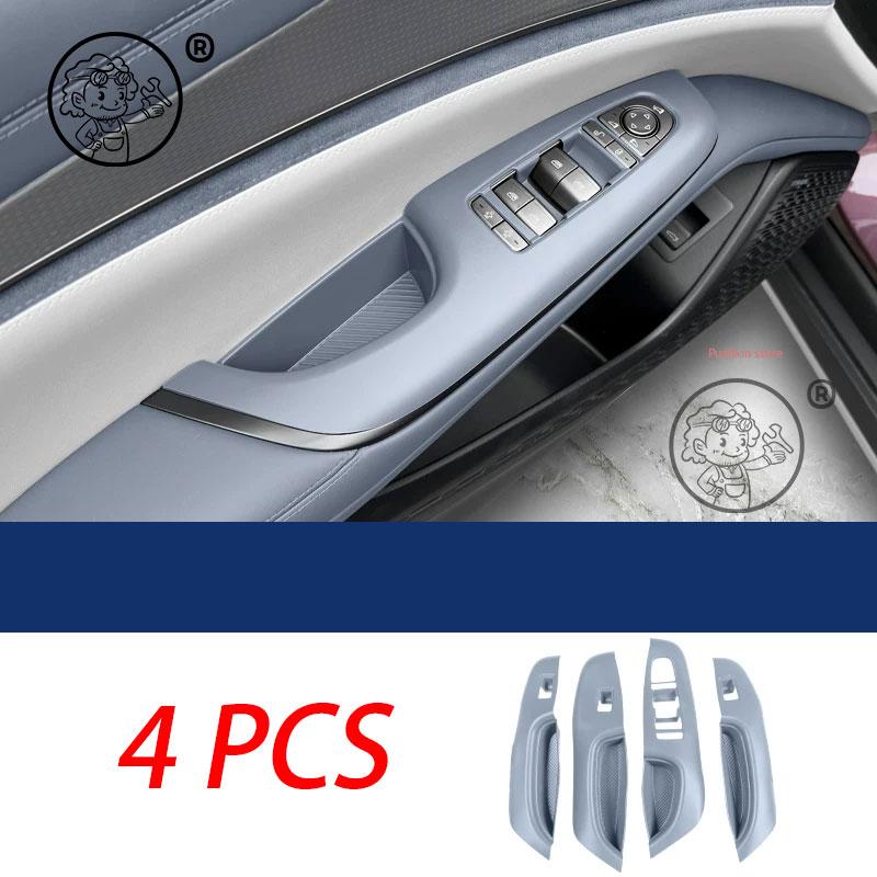 For BYD Seal 7 DMI SEAL 07 DMI 2025 2026 Car Window Control Panel Silicone Pad Window Glass Lift Panel Silicone Protector Cover