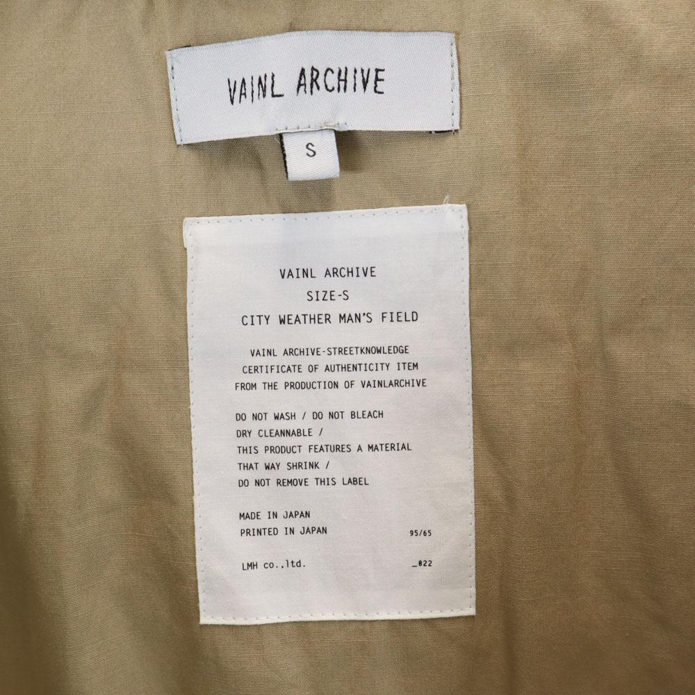 VAINL ARCHIVE Made In Japan Work Jacket S Khaki Beige Men's Used