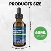 Rosemary and Peppermint Hair Care Oil Strengthening Scalp Treatment for Thicker Hair and Anti Breakage 60ML Glass Dropper for Damaged Hair